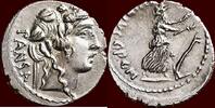  AR Denarius ROMAN REPUBLIC - CAIUS VIBIUS PANSA CAETRONIANUS - ALLY OF ... 1695,00 EUR  + 25,00 EUR frais d'envoi