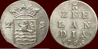 Zeeland Dubbele wapenstuiver 1765 NOORDELIJKE NEDERLANDEN (NETHERLANDS) ... 75,00 EUR  + 9,50 EUR frais d'envoi