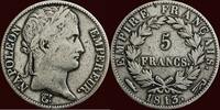  5 Francs 1813 FRANCE, EMPIRE - NEDERLAND - NAPOLEON I, 1804-1814 -  181... 895,00 EUR  + 16,00 EUR frais d'envoi