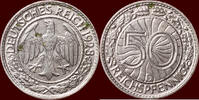  50 Pfennig 1928 D GERMANY - WEIMAR REPUBLIK, 1919-1933 -  1928 D, M&uuml;nch... 3,00 EUR  + 9,50 EUR frais d'envoi