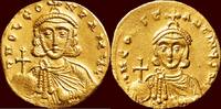 AV Solidus BYZANTINE EMPIRE - LEO III THE ISAURIAN, 717-741 - Constantinopolis -