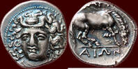 AR Drachm THESSALIA, LARISSA - circa 356-342 BC -