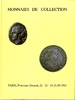 Barthold / Baudey&Pesce / Poinsignon Auktionskatalog (No.4) Antike, Frankreich, numismatische Bibliothek -