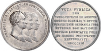 NAPOLEON UND SEINE ZEIT Silbermedaille Bündnis zwischen Österreich, Russland und Preußen -