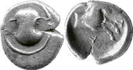 Boiotien / Tanagra Trihemiobol Böotischer Schild -
