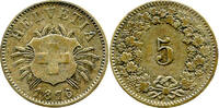 Schweiz 5 Rappen 1876 Eidgenossenschaft ss 55,00 EUR  + 15,00 EUR frais d'envoi