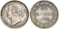 Kanada / Neufundland 20 Cents Victoria (1837-1901) -