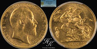 Australia sovereign Gold Sovereign 1910 S Edward VII PCGS MS64 Sydney Australia -