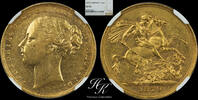 Great Britain sovereign Victoria Gold sovereign 1879 London NGC AU53 Great Britain -