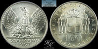Greece 100 DRACHMAI 1967 Silver 1967 (1970) 100 Drachmai PCGS MS67 Greec... 220,00 EUR  + 30,00 EUR frais d'envoi