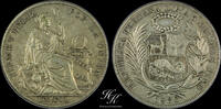 Peru 1 sol 1930 Silver Sol 1930 Peru XF 45,00 EUR  + 10,00 EUR frais d'envoi