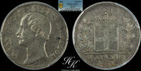 Greece DRACHMA 1851 Silver 1 Drachma 1851 King Otto PCGS AU50 Greece PCG... 4000,00 EUR  + 35,00 EUR frais d'envoi