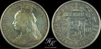 Cyprus 18 PIASTRES Silver 18 piastres 1901 -VICTORIA- Cyprus -
