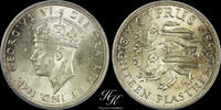 Cyprus 18 PIASTRES Silver 18 Piastres - George VI - 1938 Cyprus -