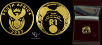 South Africa 1 RAND 2007 Gold proof Rand 2007 1/10 oz -FIFA World Cup, 2... 530,00 EUR  + 35,00 EUR frais d'envoi
