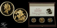 Great Britain 3 coin proof sovereign set (double,single and half 1987 Go... 2860,00 EUR  + 35,00 EUR frais d'envoi