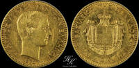 Greece 20 DRACHMAI Gold 20 drachmai 1876 A King George A Greece -