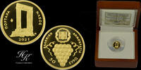 Greece 50 EURO 2021 GOLD proof 50 euros 2021 'Portara Naxos ' Greece PP 240,00 EUR  + 40,00 EUR frais d'envoi