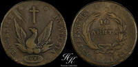 Greece 10 LEPTA 1831 Copper 10 lepta 1831 'Kapodistrias' Greece vz 180,00 EUR  + 40,00 EUR frais d'envoi