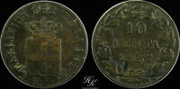 Greece 10 LEPTA 1857 Copper 10 lepta 1857 'King Otto' VF-XF Greece VF-XF 50,00 EUR  + 40,00 EUR frais d'envoi