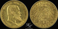 Germany 10 mark 1893 Gold 10 Mark - William II - 1893 F Kingdom of W&uuml;rtt... 550,00 EUR  + 40,00 EUR frais d'envoi
