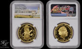 Great Britain 100 POUNDS 2020 Gold proof 100 Pounds - Elizabeth II - Whi... 4750,00 EUR  + 40,00 EUR frais d'envoi