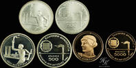 Greece 5000 drachmai , 500 drachmai x 2 1984 1984 Los Angeles Olympic Ga... 1200,00 EUR  + 40,00 EUR frais d'envoi