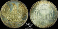 Greece 100 DRACHMAI 1967 Silver 1967 (1970) 100 Drachmai PROOF LIKE Gree... 300,00 EUR  + 40,00 EUR frais d'envoi