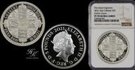 Great Britain 5 Pounds Silver 2oz Gothic crown 2021 NGC PF 70 ULTRA CAMEO Great Britain -
