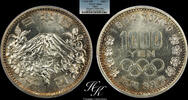 Japan 1000 YEN Silver 1000 yen 1964 PCGS MS64 Japan -