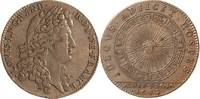 Frankreich Bronzejeton Ludwig XIV. 1643-1715 -