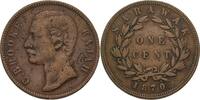 Sarawak 1 Cent Charles Johnson Brooke 1858-1917 -