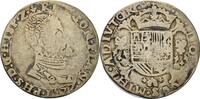 Niederlande-Flandern 1/5 Écu Philippe Philipp II. von Spanien 1556-1598 -