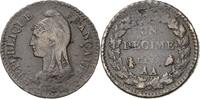 Frankreich Décime 1798/1799 (= AN 5), Erste Republik 1793-1804 Schrötlingsfehler, TTB