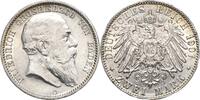 Baden 2 Mark Friedrich I. 1856-1907 -