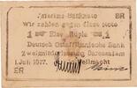 Geldscheine der deutschen Kolonien 1 Rupie Deutsch-Ostafrika, Deutsch-Ostafrikanische Bank -