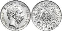 Sachsen 2 Mark Albert 1873-1902 -