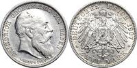 Baden 2 Mark Friedrich I. 1856-1907 -