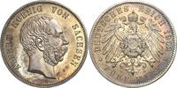 Sachsen 5 Mark Albert 1873-1902 -