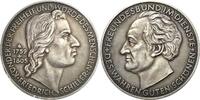 Personenmedaillen Silbermedaillen Goethe, Johann Wolfgang und Friedrich Schiller -