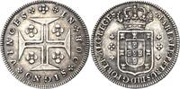Portugal 6 Vintens (120 Reis) Maria I. und Pedro III. 1777-1786 -