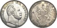 Doppeltaler 1865, Brandenburg-Preußen Wilhelm I. 1861-1888 Fast vorzüglich/vorzüglich