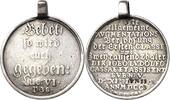 Silbermedaille 1701 Erfurt  Sehr schön