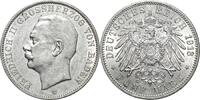 Baden 5 Mark 1913 Friedrich II. 1907-1918 Sehr sch&ouml;n-vorz&uuml;glich / vorz&uuml;g... 110,00 EUR  + 18,00 EUR frais d'envoi