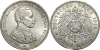 Preu&szlig;en 5 Mark 1913 Wilhelm II. 1888-1918 Kl. Kratzer, fast vorz&uuml;glich /... 100,00 EUR  + 18,00 EUR frais d'envoi