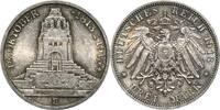 Sachsen 3 Mark 1913 Friedrich August III. 1904-1918 Feine Patina. Kl. Kr... 90,00 EUR  + 18,00 EUR frais d'envoi