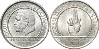  3 Reichsmark 1929 Kl. Kratzer, fast vorz&uuml;glich / vorz&uuml;glich-Stempelglanz 80,00 EUR  + 18,00 EUR frais d'envoi