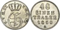 Mecklenburg-Strelitz 1/48 Taler 1859, Georg 1816-1860 Vorz&uuml;glich-Stempel... 70,00 EUR  + 18,00 EUR frais d'envoi