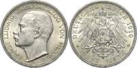 Hessen 3 Mark 1910 Ernst Ludwig 1892-1918 Fastvorz&uuml;glich/vorz&uuml;glich 150,00 EUR  + 18,00 EUR frais d'envoi