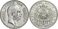 Sachsen 5 Mark 1904 Georg 1902-1904 Kl. Kratzer, fast vorz&uuml;glich / vorz&uuml;... 330,00 EUR  + 18,00 EUR frais d'envoi